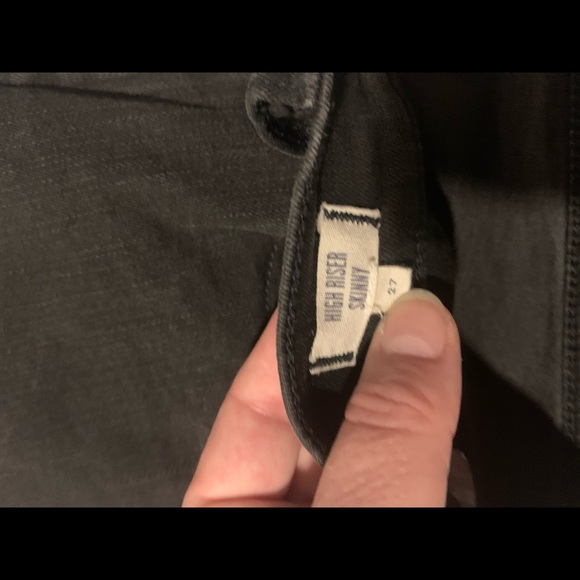 Madewell • high rise skinny black jeans • 27 - Picture 6 of 6
